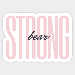 Strong Bear Sticker